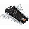 Kraft&Dele KD10937 — Sada kombinovaných klíčů ploché + oko, 12 ks, 6–22 mm, CRV ocel