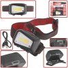 128520 celovka led cob 8w geko s pohybovym senzorem 520lm ip44 nabijeci 1800mah