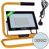 128983 led reflektor 100w geko se stativem 10000 lm studena bila 6500k pro dilny a stavby