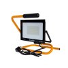 128983 6 led reflektor 100w geko se stativem 10000 lm studena bila 6500k pro dilny a stavby