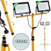 128947 led svetlomet geko 2 100w s teleskopickym stativem 18000 lumenu ip65 studene bile svetlo 6500k