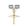 128947 2 led svetlomet geko 2 100w s teleskopickym stativem 18000 lumenu ip65 studene bile svetlo 6500k