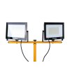 128947 6 led svetlomet geko 2 100w s teleskopickym stativem 18000 lumenu ip65 studene bile svetlo 6500k