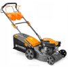 Benzínová sekačka s pojezdem Powermat PM-KSS-5S, 5 HP, 40L koš