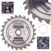 Pilový kotouč s tvrdokovovými zuby na dřevo 160x20mm, 24 zubů – Powermat PM0878