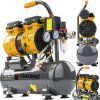Powermat Bezolejový tichý kompresor 6 l | 150 l/min | 8 bar | 230 V | 59 dB | odlučovač kondenzátu