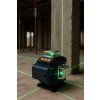8514 29 poziomica laserowa laser krzyzowy zielony samopoziomujaca 4d 360 2 baterie 16960 1200