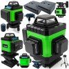 8517 12 poziomica laserowa laser krzyzowy zielony samopoziomujaca 4d 360 2 baterie 16867 1200
