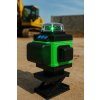 8517 14 poziomica laserowa laser krzyzowy zielony samopoziomujaca 4d 360 2 baterie 16880 1200