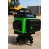 8517 18 poziomica laserowa laser krzyzowy zielony samopoziomujaca 4d 360 2 baterie 16884 1200