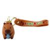 72048 3 kapibara delfin silikonovy brelok s karabinou stylovy unisex doplnek