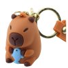 29356 2 72048 2 kapibara delfin silikonovy brelok s karabinou stylovy unisex doplnek