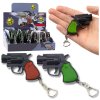 29608 72189 mini replika revolveru brelok s led a laserem 6 5 cm stylovy gadget pro den i noc